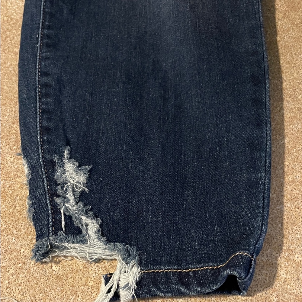 Judy Blue Distressed Dark Wash Skinny Fit Jeans, 16W - Picture 5 of 7